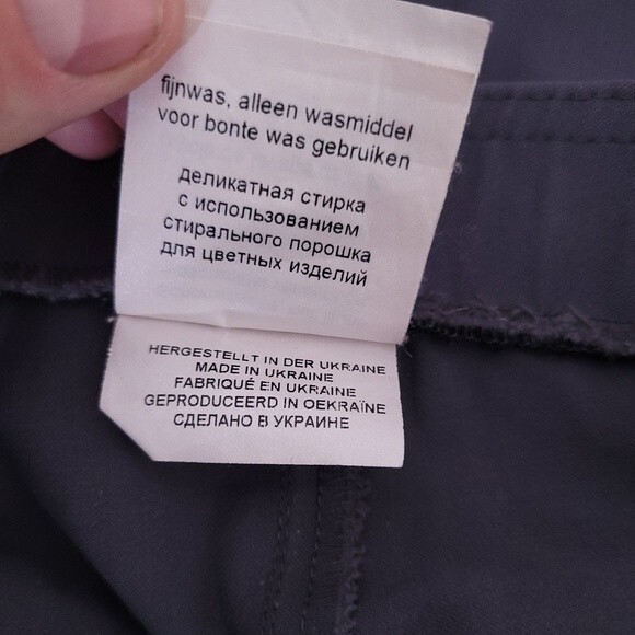 Riani Womens Slim Fit Techno Stretch Pants Tapered Leg Size 10 Designer Menswear - Picture 14 of 14